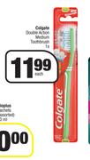 Colgate Double Action Medium Toothbrush-1s Each