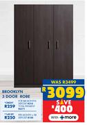 Brooklyn 3 Door Robe