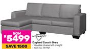 Monaco Daybed Couch Grey