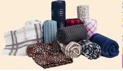 Cozy Flannel Blanket Double/Queen Assorted Colours-For 2
