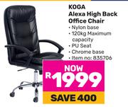 Koga Alexa High Office Chair
