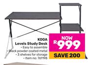 Koga Levels Study Desk