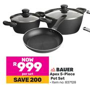 Bauer Apex 5 Piece Pot Set