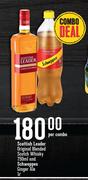 Scottish Leader Original Blended Scotch Whisky 750ml & Schweppes Ginger Ale 1L-Per Combo