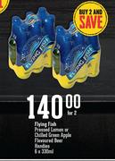 Flying Fish Pressed Lemon Or Chilled Green Apple Flavoured Beer Handies-For 2 x 6 x 330ml