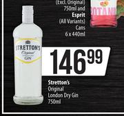 Stretton's Original London Dry Gin-750ml     