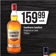 Southern Comfort Original Or Lime-750ml Each
