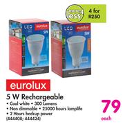 Eurolux 5W Rechargeable-Each