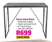 Marko Desk (Black)