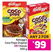 Kellogg's Coco Pops Original Or Chocos-For 2 x 500g