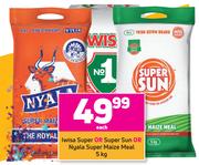 Iwisa Super Or Super Sun Or Nyala Super Maize Meal-5Kg Each