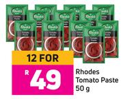 Rhodes Tomato Paste-For 12 x 50g