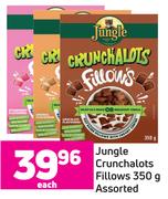 Jungle Crunchalots Fillows Assorted-350g Each