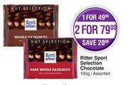 Ritter Sport Selection Chocolate Assorted-100g