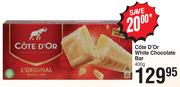 Cote D'Or White Chocolate Bar-400g