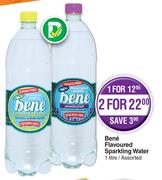 Bene Flavoured Sparkling Water Assorted-For 2 x 1L