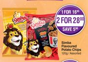 Simba Flavoured Potato Chips Assorted-120g
