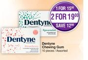 Dentyne Chewing Gum 10 Pieces Assorted-For 2