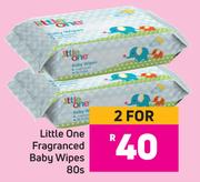 Little One Fragranced Baby Wipes-For 2 x 80's Pack