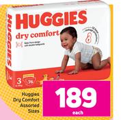 Huggies Dry Comfort (Assorted Sizes)-Each