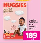 Huggies Gold Value Pack (Assorted Sizes)-Each