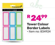 Tower Colour Border Labels 834924