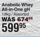 NPL Anabolic Whey All In One gH Assorted-1.8kg