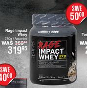 Biogen Rage Impact Whey Assorted-750g