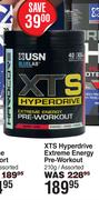 USN XTS Hyperdrive Extreme Energy Pre Workout Assorted-210g