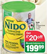 Nestle Nido Powdered Drink 3+ Only-1.8Kg Each