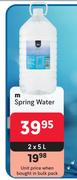 M Spring Water-2 x 5L