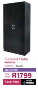 Steel&Rose Oakland 2 Door Black Robe 10292792