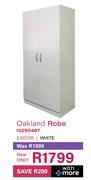 Steel&Rose Oakland 2 Door White Robe 10295487