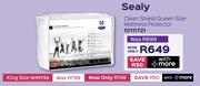 Sealy Clean Shield King Size Mattress Protector 10111733
