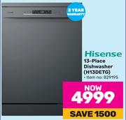 Hisense 13 Place Dishwasher H13DETG
