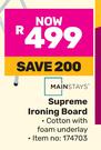 Mainstays Supreme Ironing Board