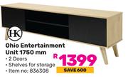 HK Ohio Entertainment Unit 1750mm