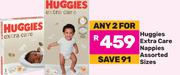 Huggies Extra Care Nappies (Assorted Sizes)-For Any 2
