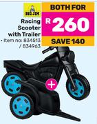 Big Jim Racing Scooter With Trailer-For Both