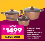 Bennett Read 6-Piece Copper And Rock Cookware   Set