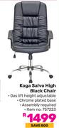 Koga Salvo High Black Chair