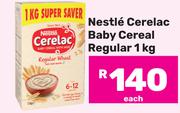 Nestle Cereal Baby Cereal (Regular)-1Kg Each