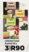 Carbsmart Soups Assorted-For 3 x 68g