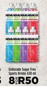 Endurade Sugar Free Sports Drink-For 8 x 630ml