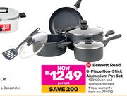 Bennett Read 8 Piece Non Stick Aluminium Pot Set-Per Set