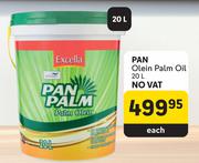Pan Olein Palm Oil-20L Each