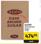 Illovo Dark Brown Sugar-25Kg Each
