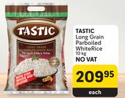 Tastic Long Grain Parboiled White Rice-10Kg Each