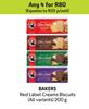 Bakers Red Label Creams Biscuits (All Variants)-For Any 4 x 200g