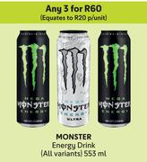 Monster Energy Drink (All Variants)-For Any 3 x 553ml